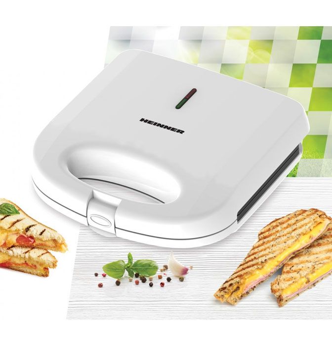 Sumuštinių keptuvė 750W SM-K750FGWH HEINNER Sumuštinių keptuvė 750W SM-K750FGWH HEINNER