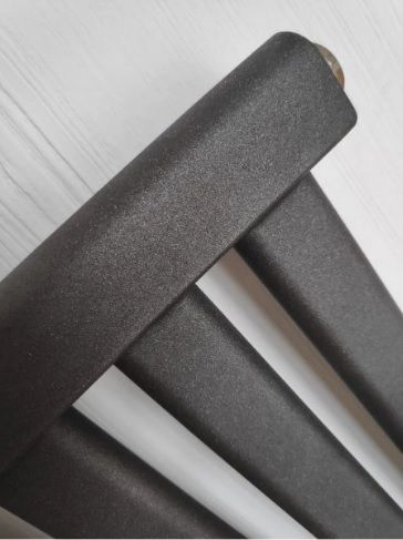 Rankšluosčių džiovintuvas Regnis Lox Duo 30x116 cm, matinė juoda (struktūrinė)