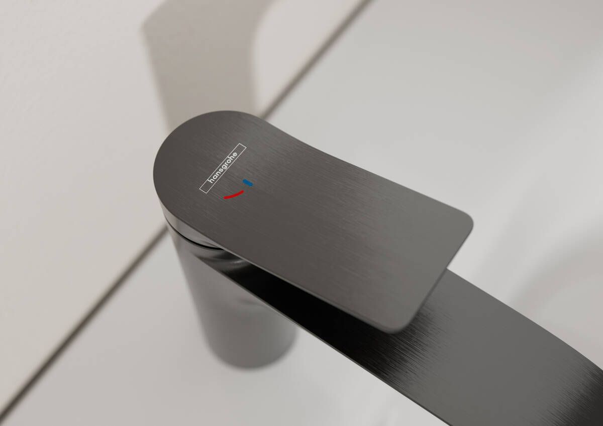 Maišytuvas praustuvui hansgrohe Vivenis, su dugno vožtuvu, juodas chromas 75023340