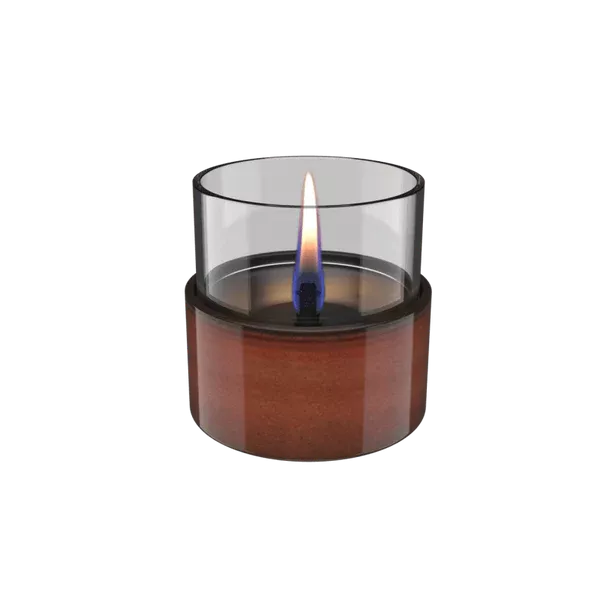 ASTER 10 mini stalo židinys/žvakė, gintaro sp. , naudojamas Tenderfuel skystis