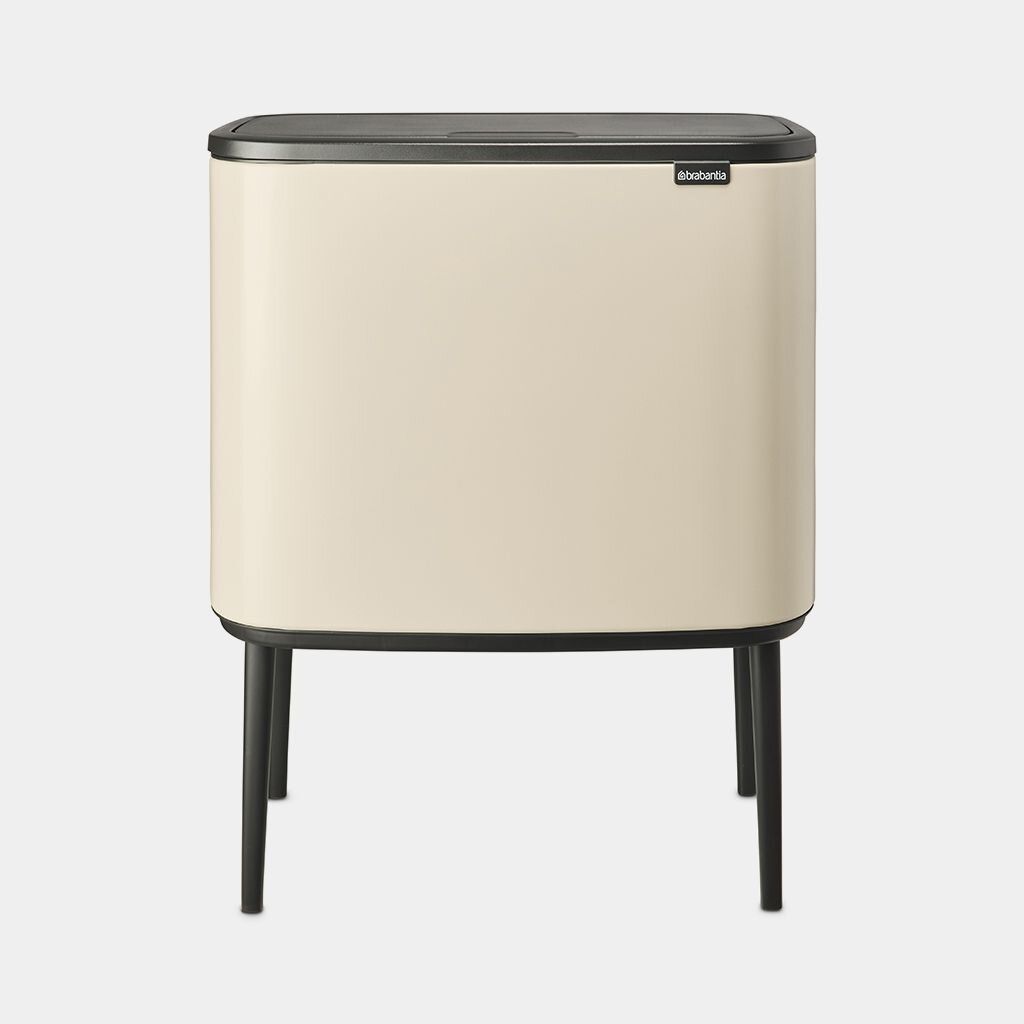 Šiukšlių dėžė Brabantia Bo Touch Bin 11 + 23 L Soft Beige