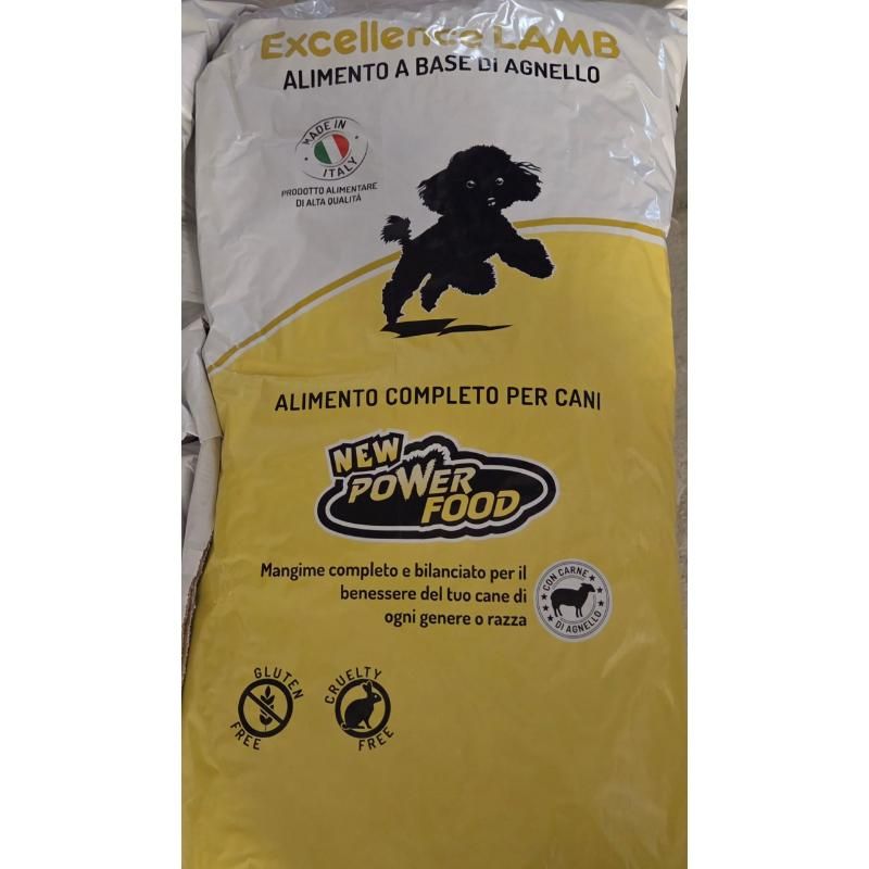 POWER FOOD Lamb pašaras šunims su ėriena 20kg POWER FOOD Lamb pašaras šunims su ėriena 20kg