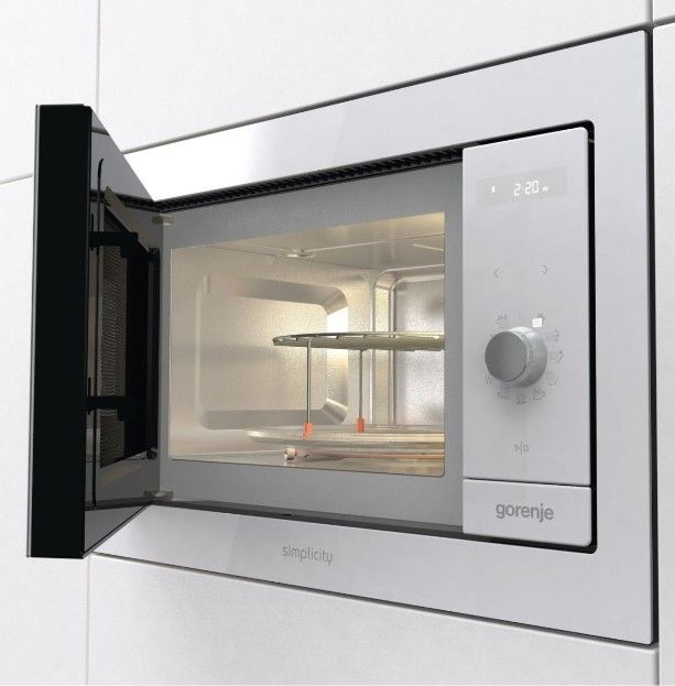 Mikrobangų krosnelė GORENJE BM235G1SYW su griliumi, balta