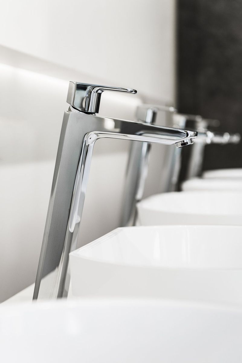 Praustuvo maišytuvas be dugno vožtuvo (aukštas), chromas, X070091