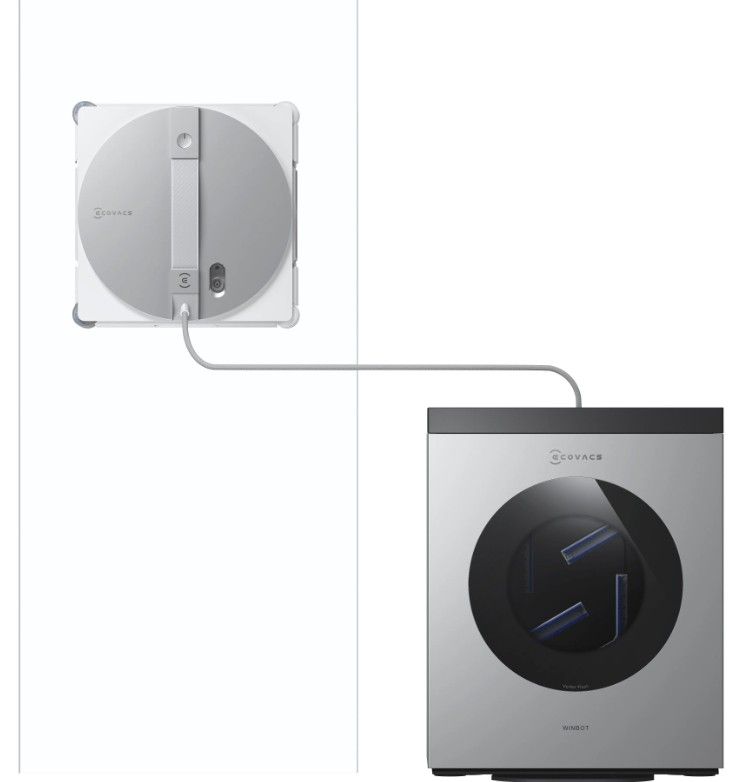 Langų valymo robotas Ecovacs WINBOT W3 OMNI Langų valymo robotas Ecovacs WINBOT W3 OMNI
