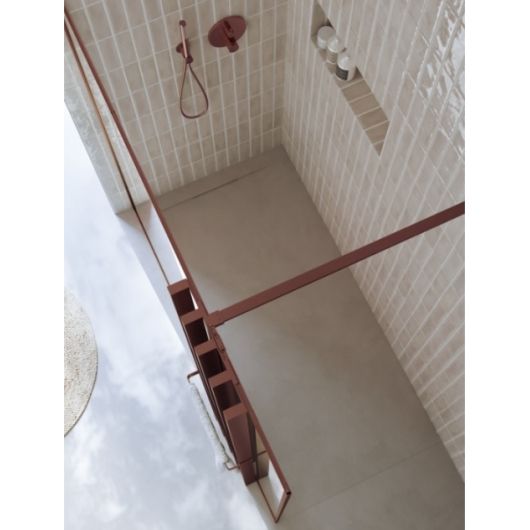 Dušo padėklas Riho Isola 90x80 cm, šviesiai pilkas, D007001106