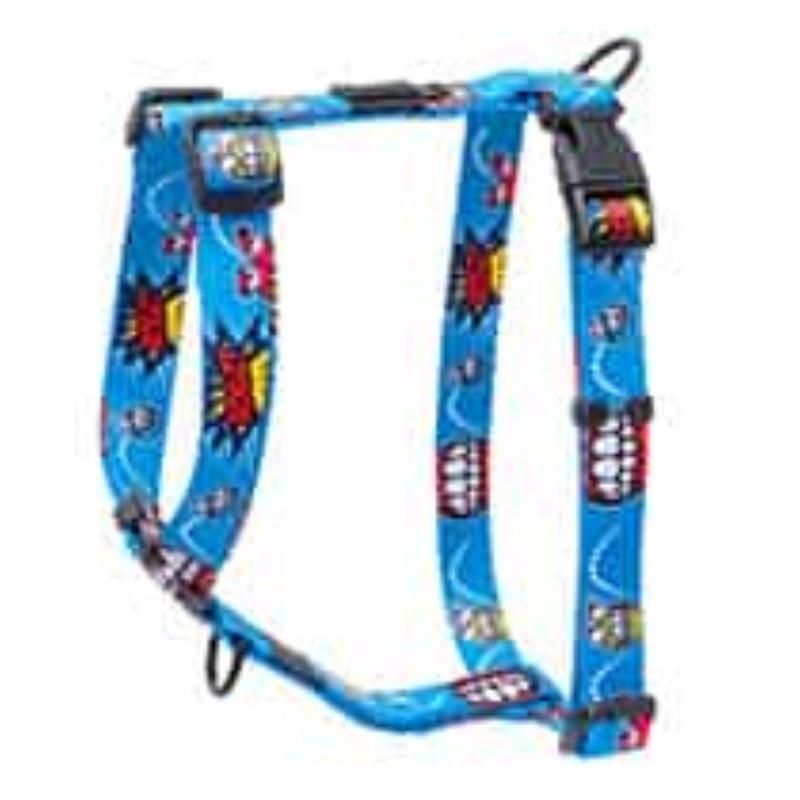 ROGZ Fusion Classic mėlynos petnešos 23-37cm S, SJ101SBX