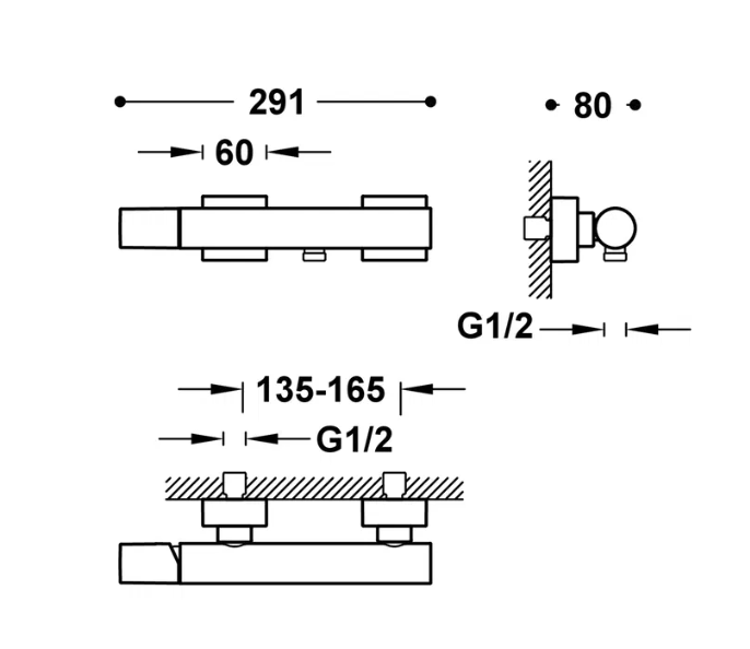 Dušo maišytuvas, PROJECT-TRES, Matt Gold, 21116701OM