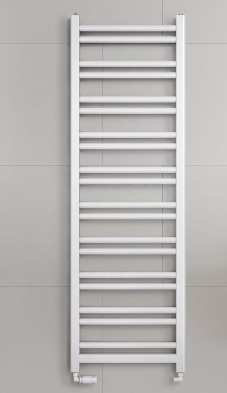 Rankšluosčių džiovintuvas Regnis Retro 44x128 cm, matinė balta (struktūrinė)