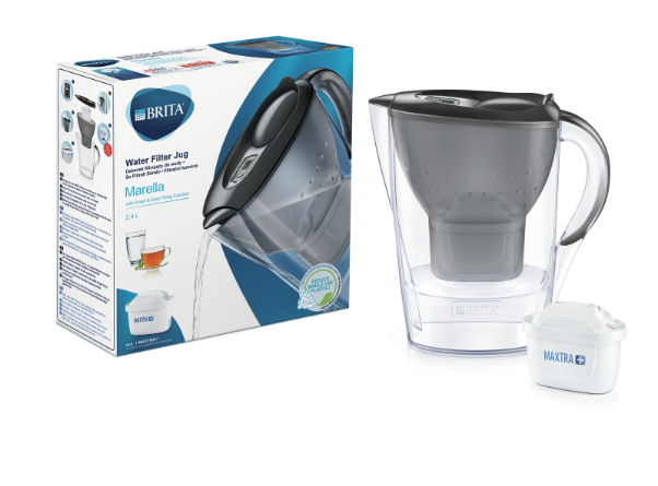 Vandens filtravimo ąsotis BRITA Marella Cool Graphite, 2,4 l