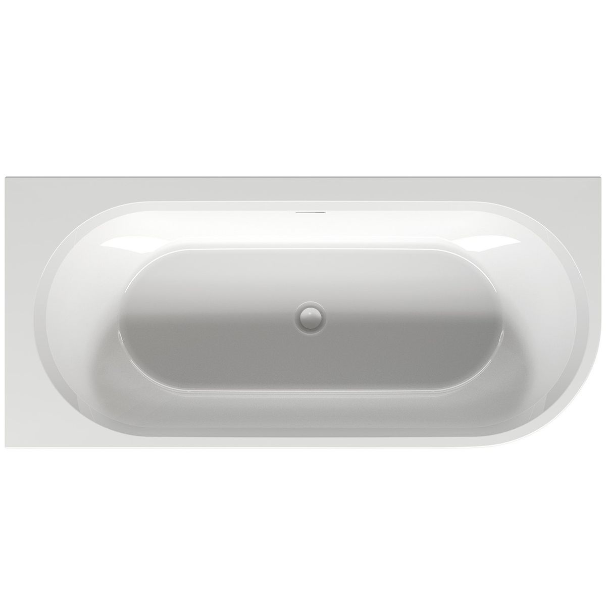 Akrilinė vonia Riho Desire Corner 184x84 cm, balta, dešinė, B087001005