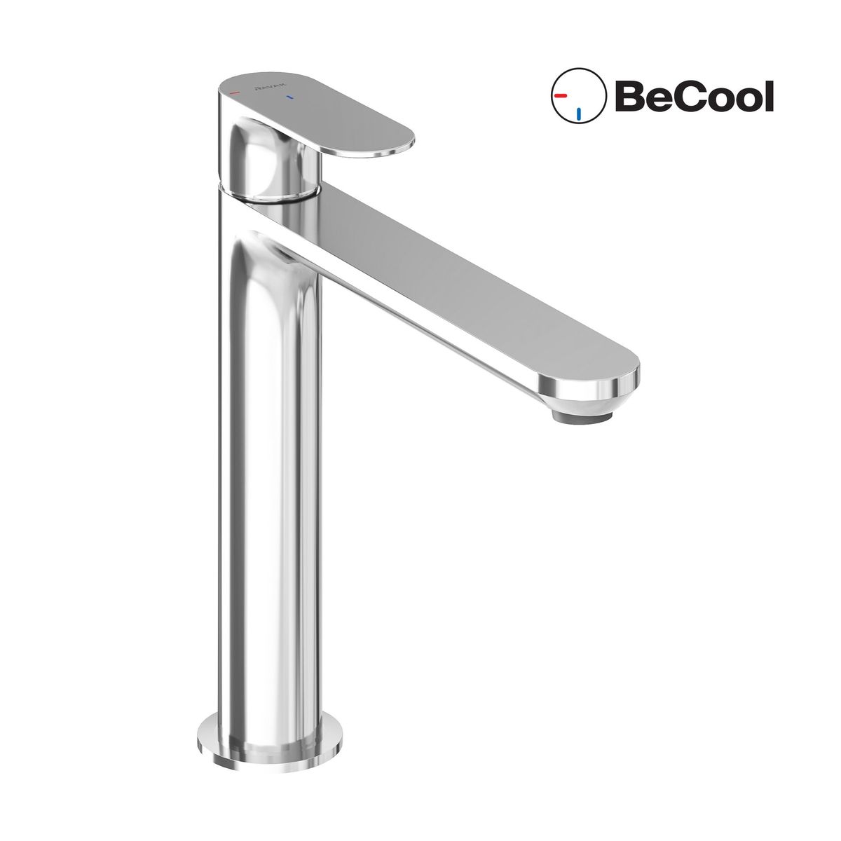 Praustuvo maišytuvas Ravak Eleganta BeCool 220 mm be dugno vožtuvo, Chrome X070414