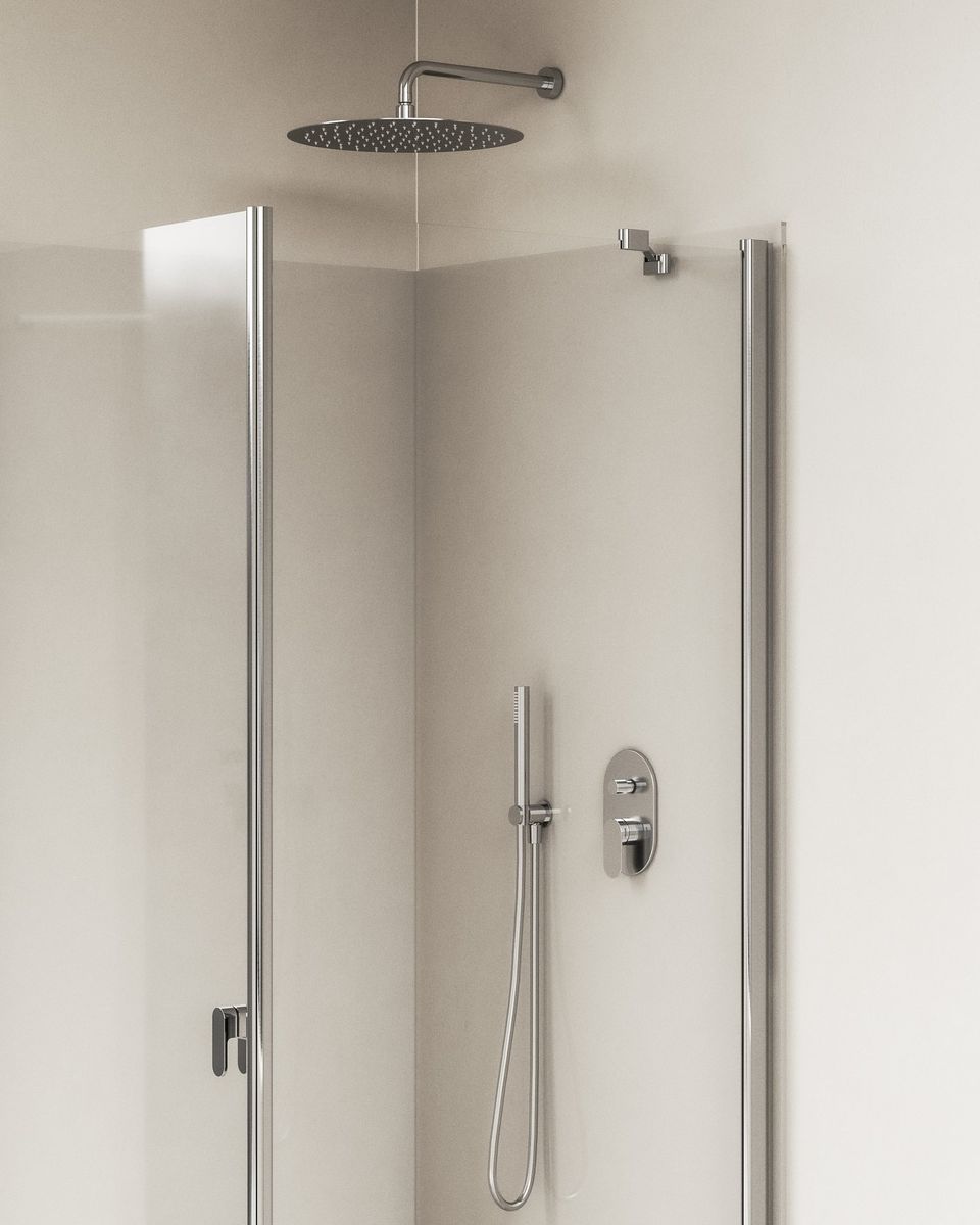 Dušo galva 25 cm. chromo sp.X070517