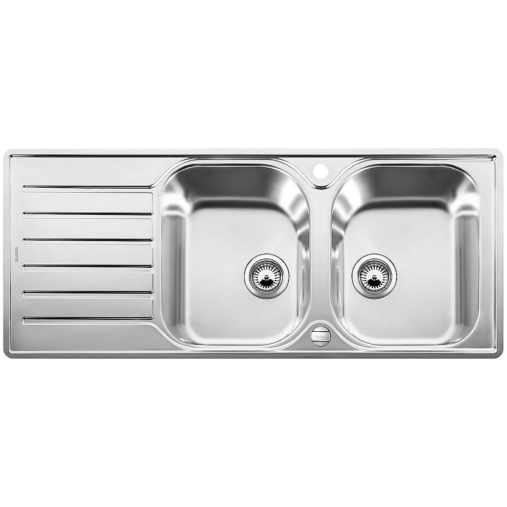 Plieninė plautuvė BLANCO LANTOS 8 S-IF Compact Brushed M.AF