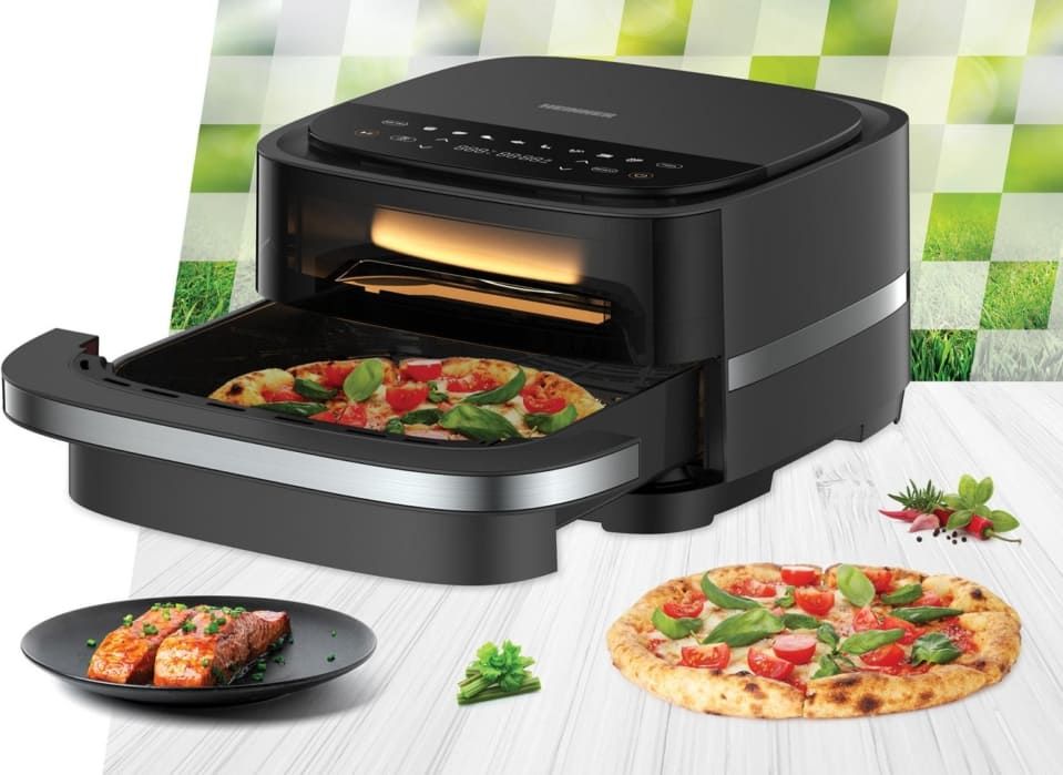 Karšto oro gruzdintuvė 2200W, 25.4cm HPAF-B4DC22BK HEINNER Karšto oro gruzdintuvė 2200W, 25.4cm HPAF-B4DC22BK HEINNER