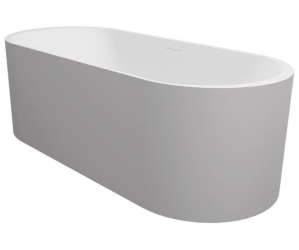 Akmens masės vonia Riho Valor 170x72 cm, balta matinė, B130001105