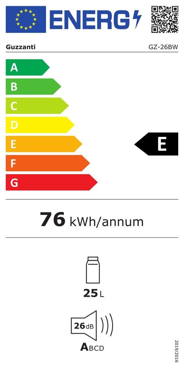 Automobilinis šaldytuvas Guzzanti GZ-26BW Automobilinis šaldytuvas Guzzanti GZ-26BW