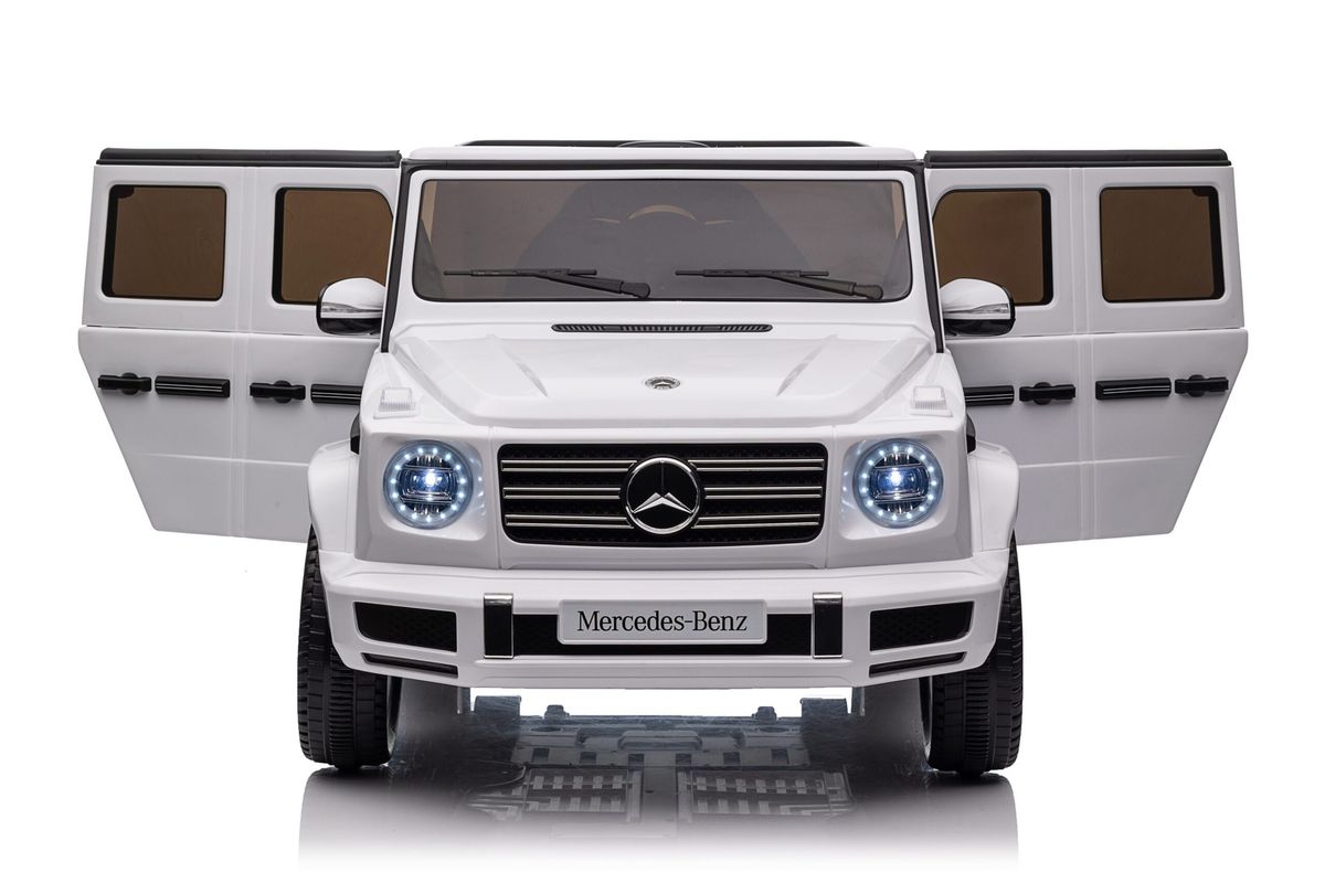 Vaikiškas elektromobilis HATIS "Mercedes G500", baltas Vaikiškas elektromobilis HATIS "Mercedes G500", baltas