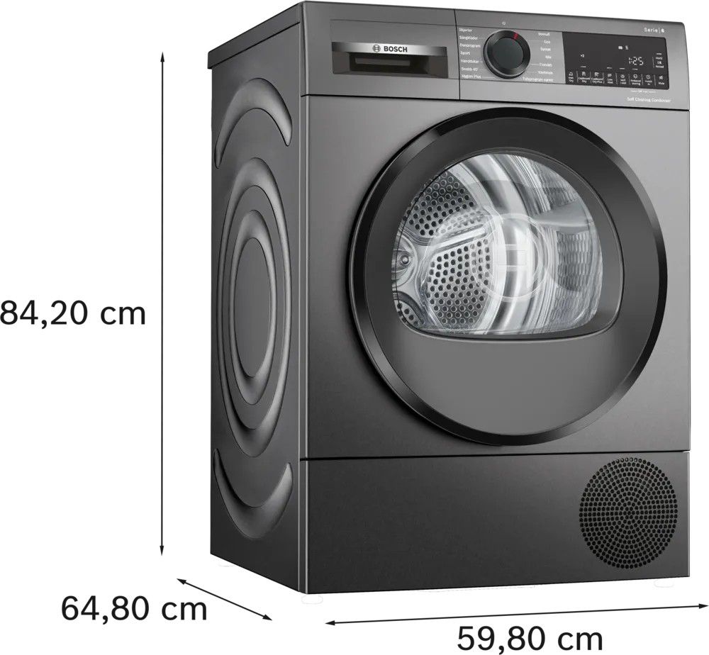 Džiovyklė Bosch WQG245DXSN