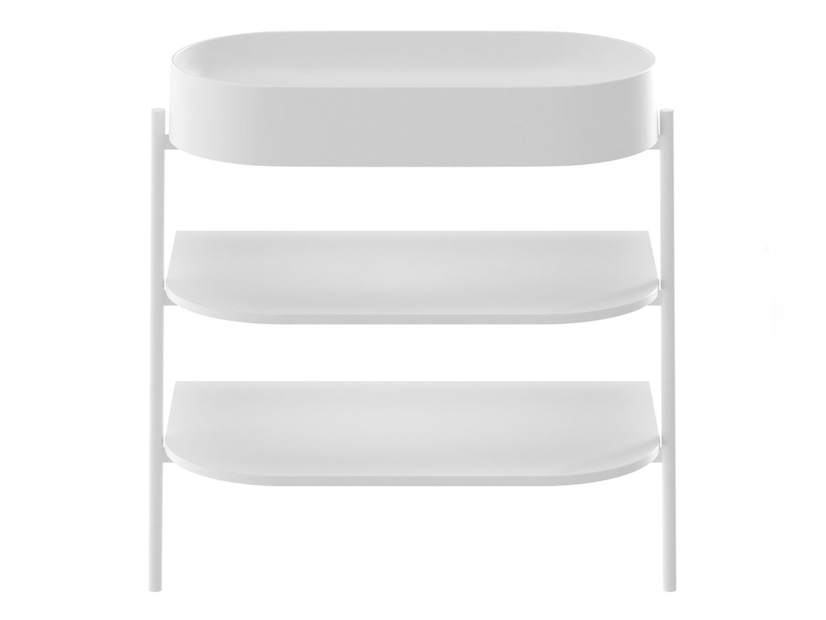 Spintelė po praustuvu Ravak CS Yard 80, matinė balta, D80000E006