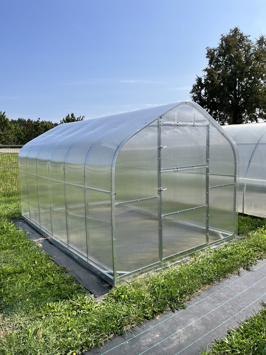 Lietuviškas šiltnamis SH FAMILY 10 m2, (Plotis 2,5 m), danga 6 mm, ilgis 4 m, 26638-26639