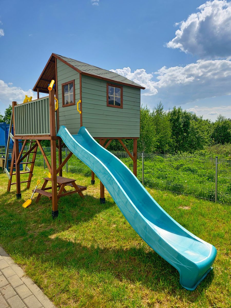Čiuožykla 300 cm, turkio spalvos Čiuožykla 300 cm, turkio spalvos