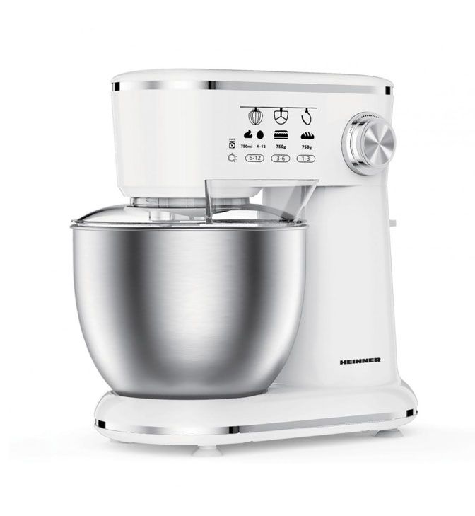 Planetinis maišytuvas 1000W, 5L HPM-1000WHCH HEINNER Planetinis maišytuvas 1000W, 5L HPM-1000WHCH HEINNER