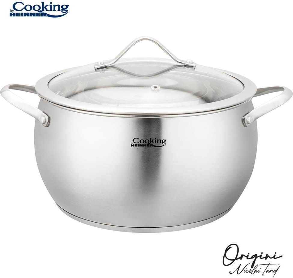 Puodas nerūdijančio plieno su teflono danga 6L 24x13.5cm HR-RW-T06 HEINNER Puodas nerūdijančio plieno su teflono danga 6L 24x13.5cm HR-RW-T06 HEINNER