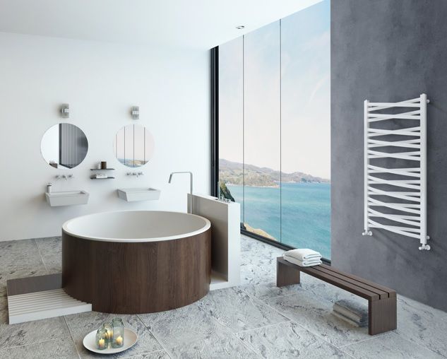 Rankšluosčių džiovintuvas Regnis Lezka 3DX 44x91 cm, baltas Rankšluosčių džiovintuvas Regnis Lezka 3DX 44x91 cm, baltas