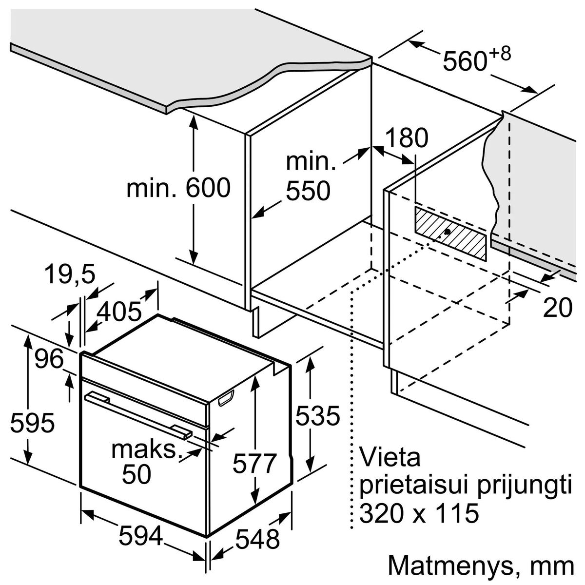 Įmontuojama orkaitė Neff B5ACJ7AG3 Įmontuojama orkaitė Neff B5ACJ7AG3