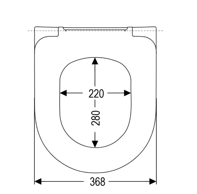 Unitazo dangtis Cedo Delray Beach SC, baltas, W82101C4501H