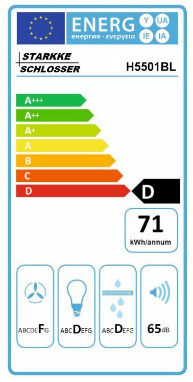 Po spintele montuojamas 60 cm pločio gartraukis Schlosser H5501BL, juodas