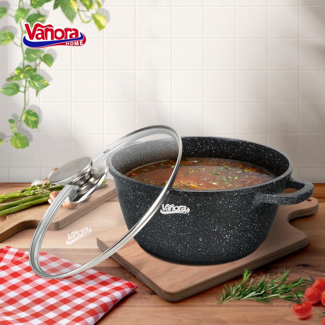 Puodas aliuminio su keramikos danga 2.6L 20x8.5cm VN-ME-20CL VANORA Puodas aliuminio su keramikos danga 2.6L 20x8.5cm VN-ME-20CL VANORA