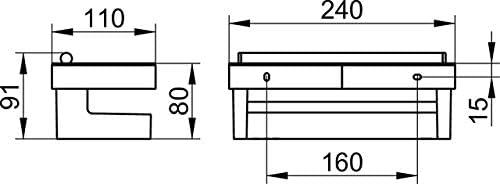 Krepšelis dušui KEUCO MOLL, 12759010000