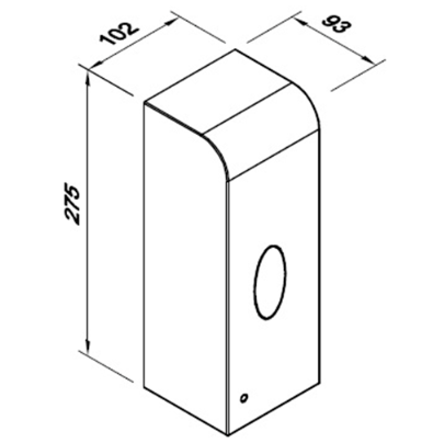 Skysto muilo ir dezinf. priemonių automatinis dozatorius FANECO LAB, 1L., S1000ASPB Skysto muilo ir dezinf. priemonių automatinis dozatorius FANECO LAB, 1L., S1000ASPB