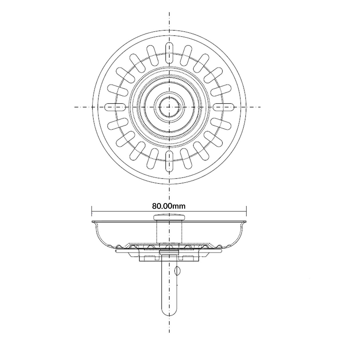 Plautuvės sietelis MaClpine, BWSTSS-TOP Plautuvės sietelis MaClpine, BWSTSS-TOP