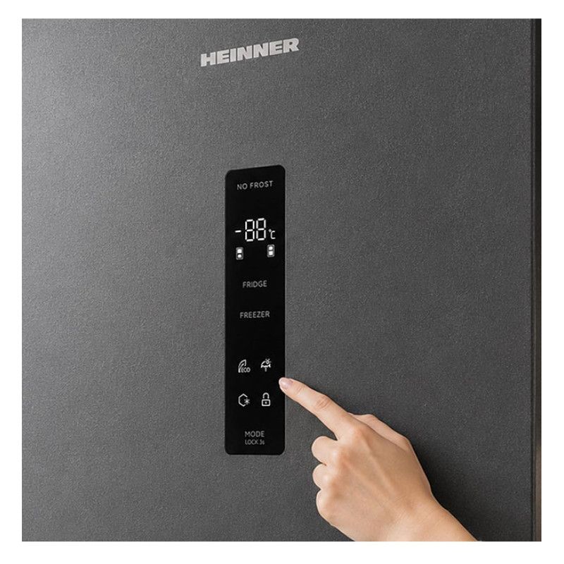 Šaldytuvas Combi No Frost HCNF-HM400DINVDGE++ HEINNER