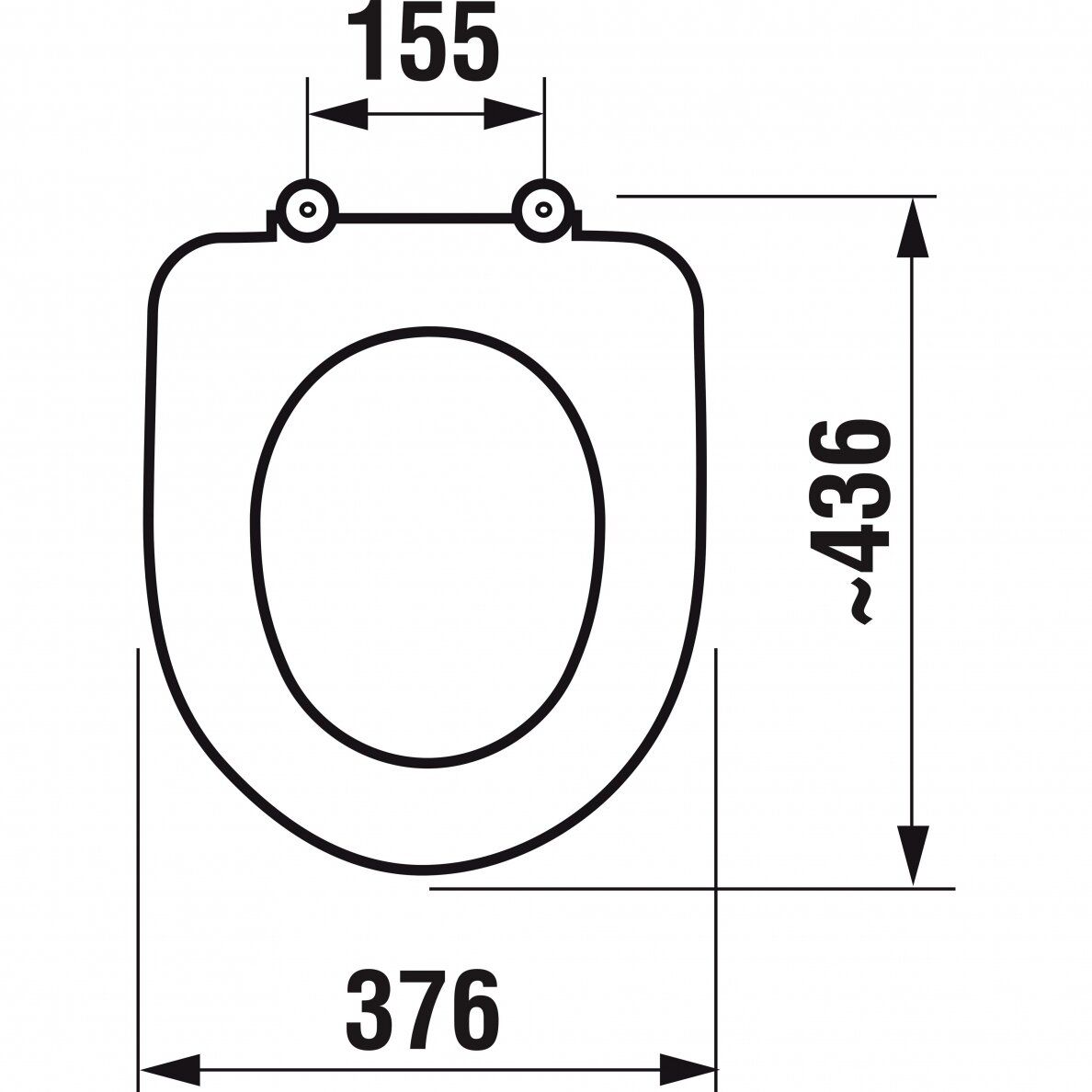 Unitazo dangtis Deep by Jika (Baltic) su plastikiniais vyriais, balta, H8932813000001