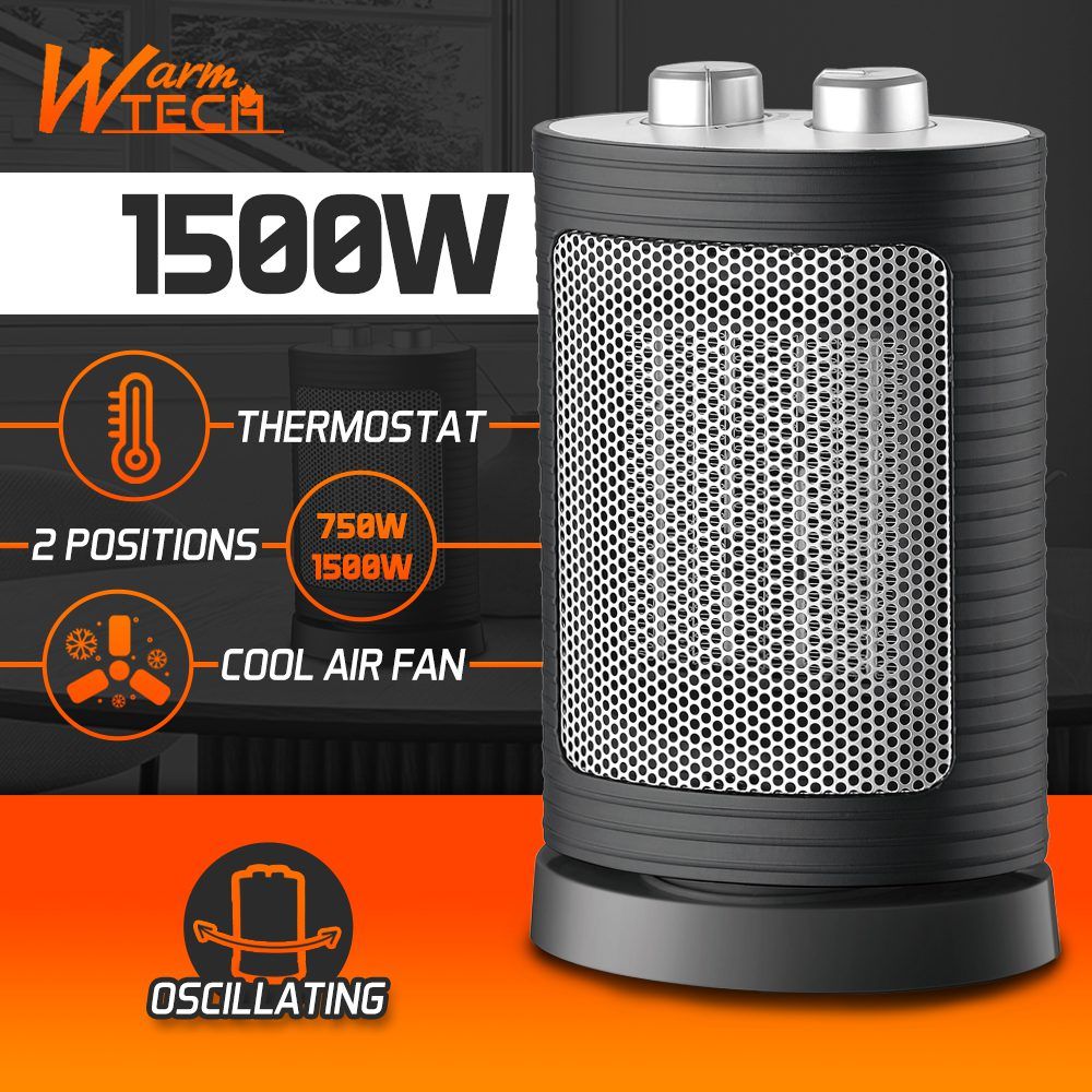 Elektrinis šildytuvas Warm Tech, 1500 W Elektrinis šildytuvas Warm Tech, 1500 W