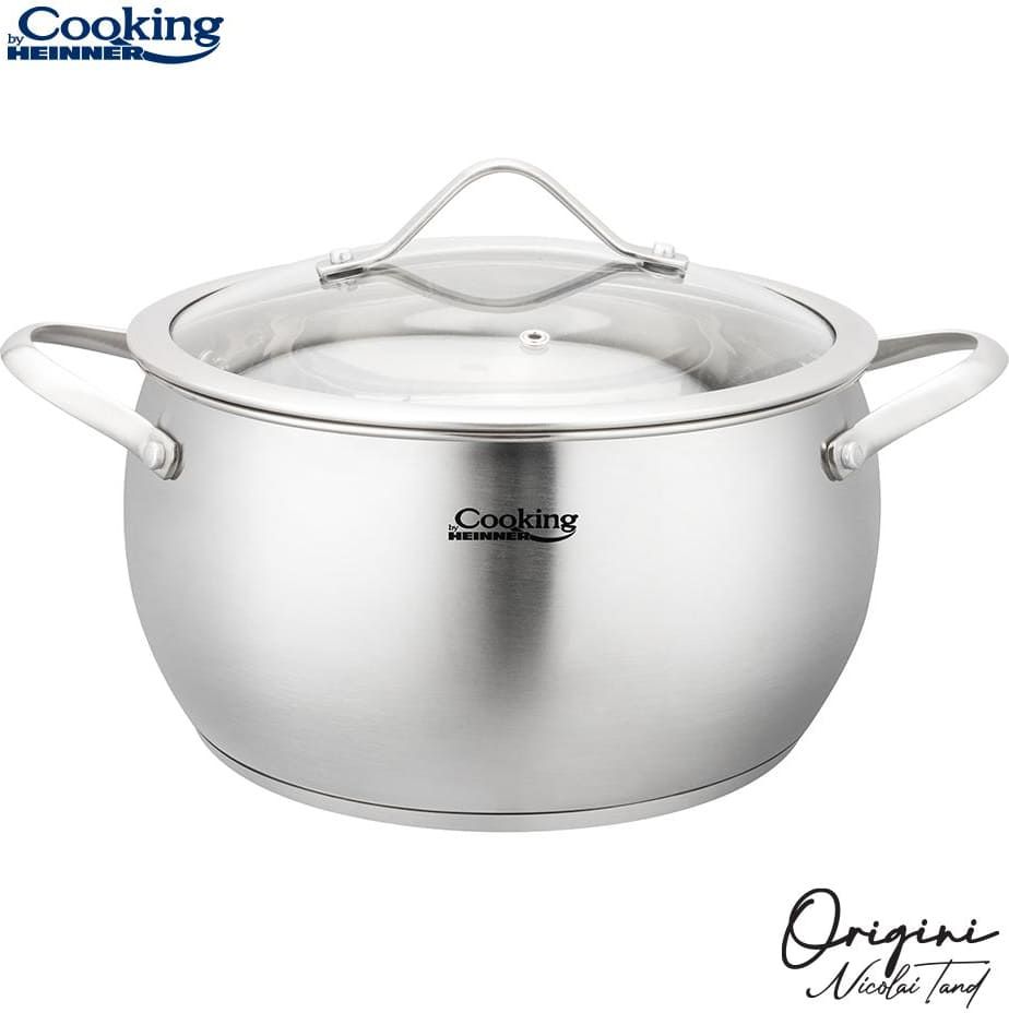 Puodas nerūdijančio plieno su teflono danga 4.3L 22x11.5cm HR-RW-T043 HEINNER Puodas nerūdijančio plieno su teflono danga 4.3L 22x11.5cm HR-RW-T043 HEINNER