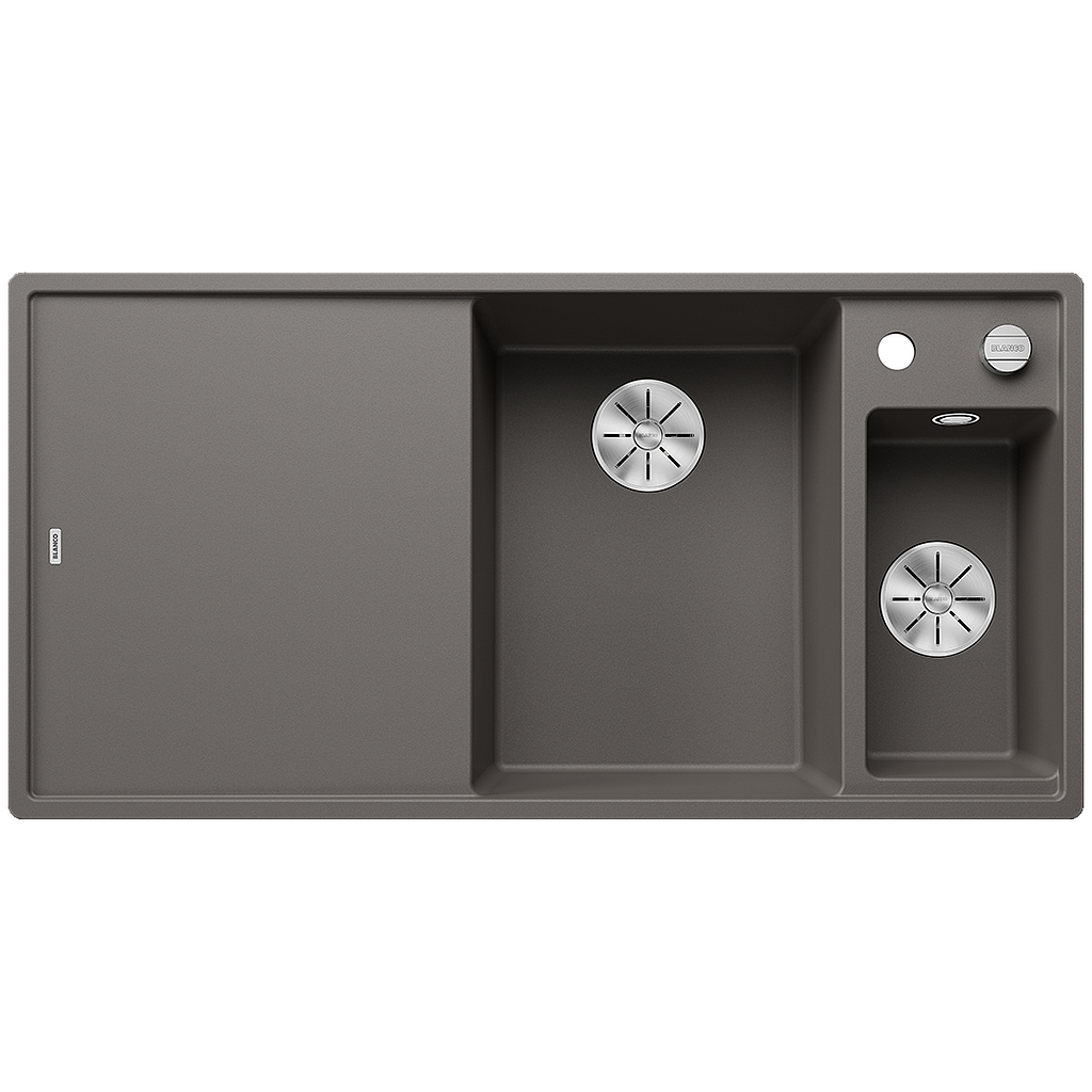 Silgranitinė plautuvė BLANCO AXIA III 6 S RE SILG Pilka Z.ES InFino M.AF