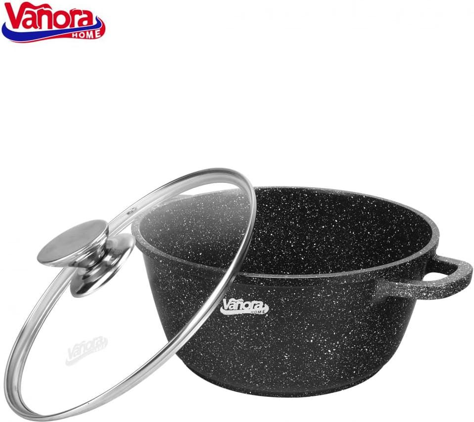 Puodas aliuminio su keramikos danga 2.6L 20x8.5cm VN-ME-20CL VANORA Puodas aliuminio su keramikos danga 2.6L 20x8.5cm VN-ME-20CL VANORA