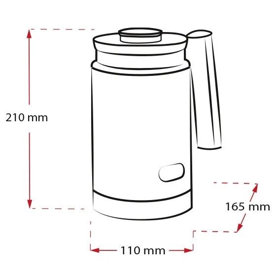Pieno putų plaktuvas Melitta 1014-02 Cremio