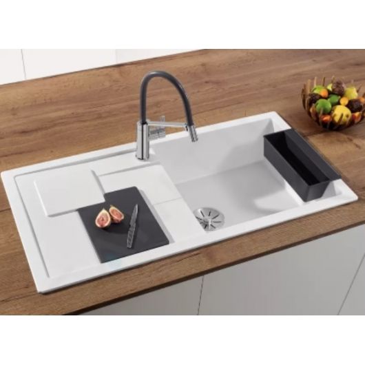 Plautuvės maišytuvas BLANCO VIU-S Chrom HD Lava grey/Green/Orange/Yellow