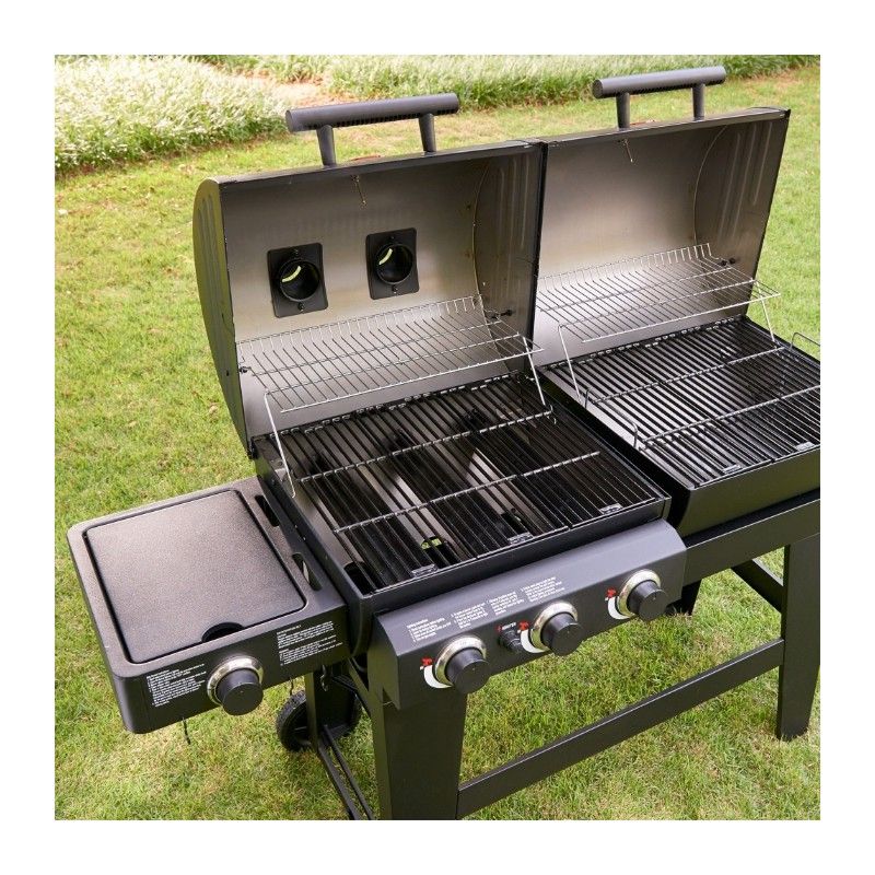 Anglinė-Dujinė kepsninė Char-Griller Double Play