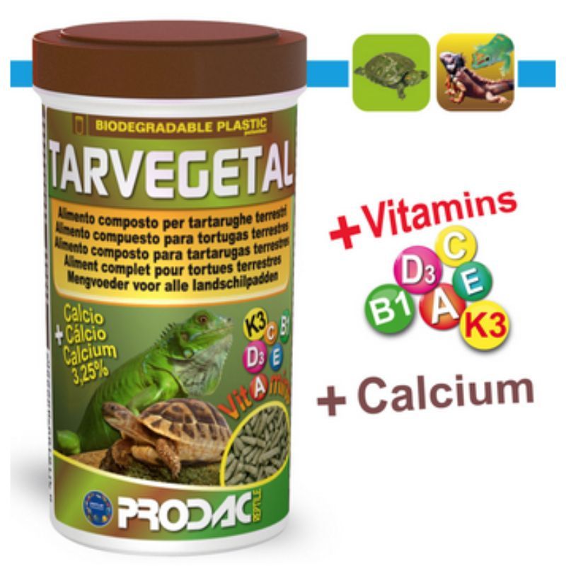 TARVEGETAL lazdelės sausumos ropliams 250ml 60g, TARVEG250.1