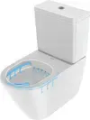 WC bakelis Duravit D-Neo, apatinis vandens pajungimas, 6/3L, baltas, 094400005