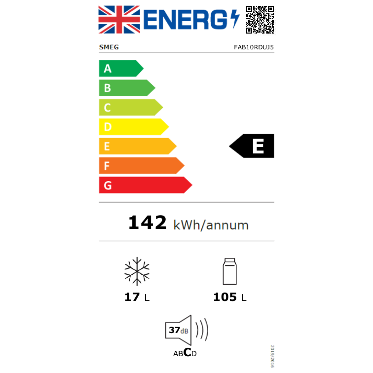 Šaldytuvas Smeg FAB10RDUJ5