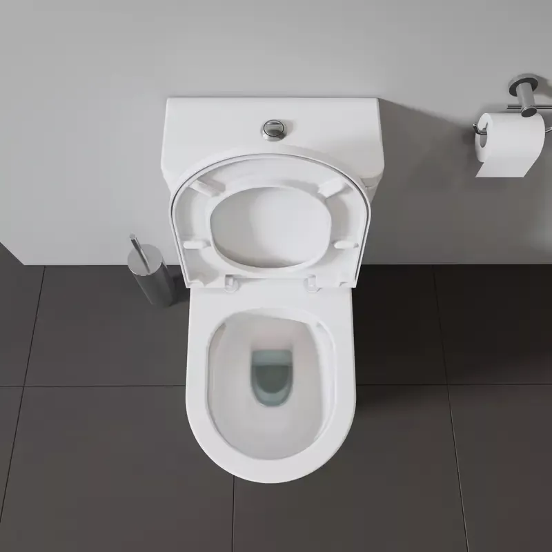 WC bakelis Duravit D-Neo, apatinis vandens pajungimas, 6/3L, baltas, 094400005
