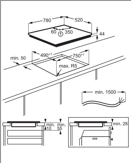 Kaitlentė ELECTROLUX EIV87671